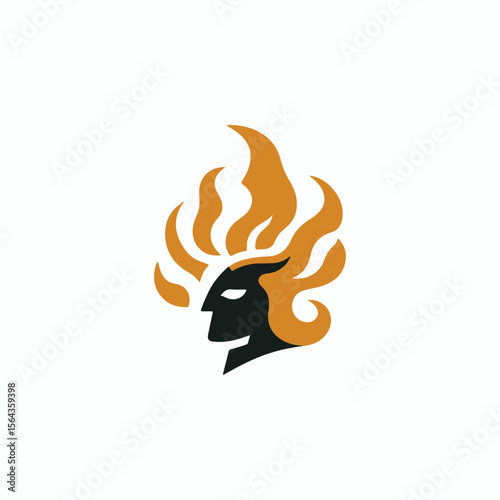 Fire god logo