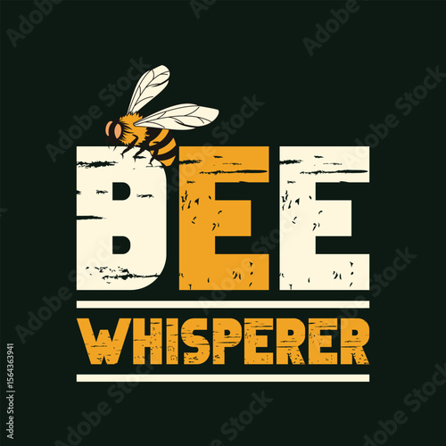 Bee Whisperer - Unique Typography Design