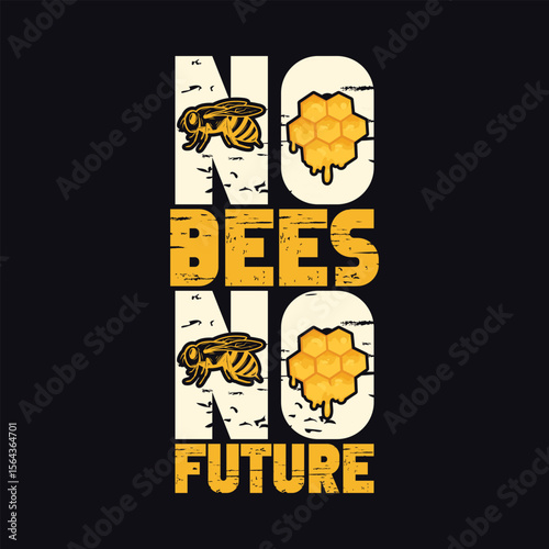 No Bees No Future Poster