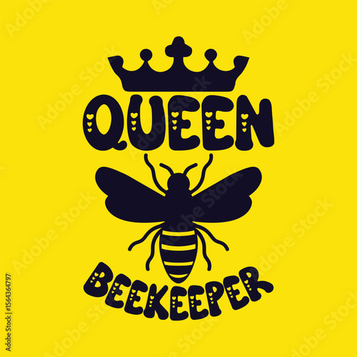 Queen Bee Keeper Sticker