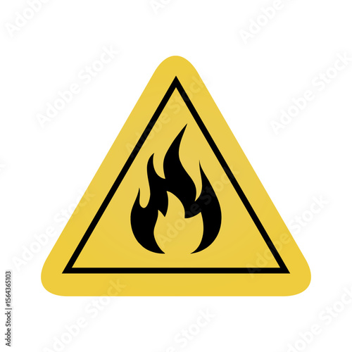 danger fire warning sign