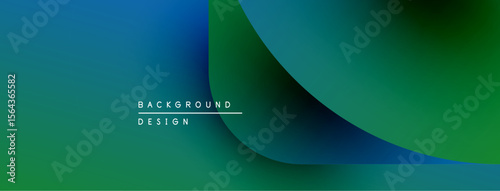Abstract gradient background. Blue, green hues blend smoothly. Minimalist design features text background design. Modern aesthetic.
