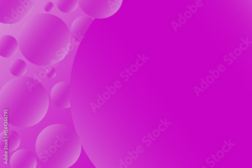 Top view oil bubbles drop on the water with colorful background, Macro photography concept, vector illustration eps10.