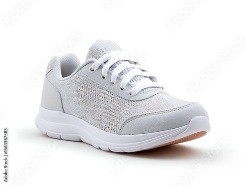 Gray athletic shoe isolated on white background, comfortable design on transparent, png cut out, ready to bring joy to any space 47050949 1
