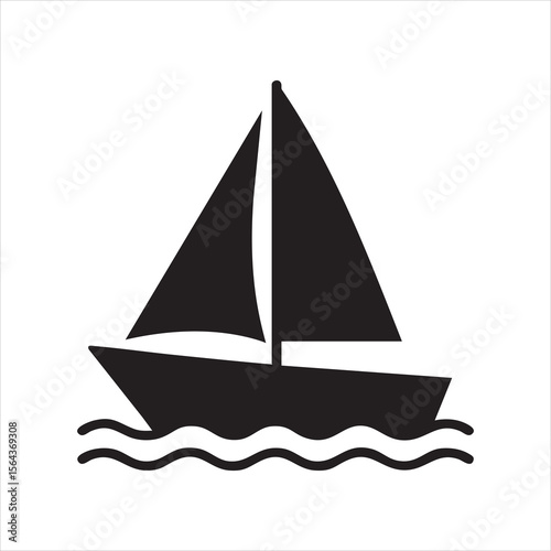 Sailboat Sailing Marine Leisure Travel Icon