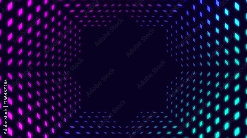 geometric glowing motion seamles looping backround