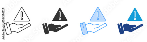 Incident Icon Set Multiple Style Collection