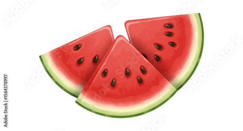 slices of watermelon