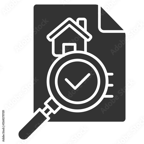 Valuation Glyph Icon Element For Design