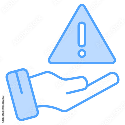 Incident Blue Icon Element For Design