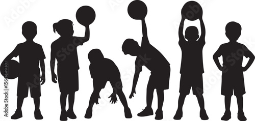 Slam Dunk Basketball Player Silhouette

Dribbling on the Court Vector Design

Basketball Shooter in Action Silhouette

Fast Break Play Silhouette Illustration

Street Basketball Game Scene Vector