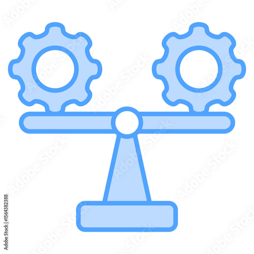 Stability Blue Icon Element For Design