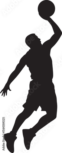 Slam Dunk Basketball Player Silhouette

Dribbling on the Court Vector Design

Basketball Shooter in Action Silhouette

Fast Break Play Silhouette Illustration

Street Basketball Game Scene Vector