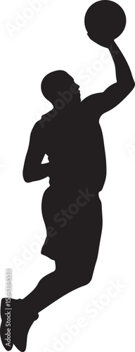 Slam Dunk Basketball Player Silhouette

Dribbling on the Court Vector Design

Basketball Shooter in Action Silhouette

Fast Break Play Silhouette Illustration

Street Basketball Game Scene Vector