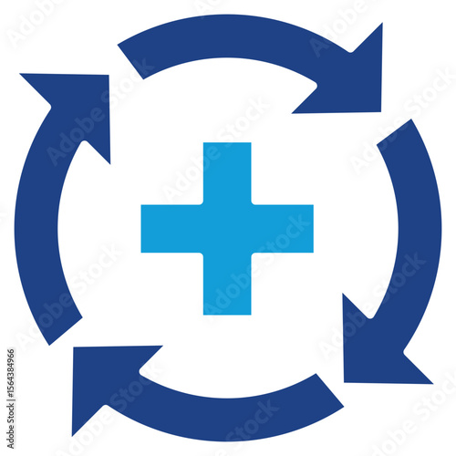 Recovery Dual Tone Icon Element For Design