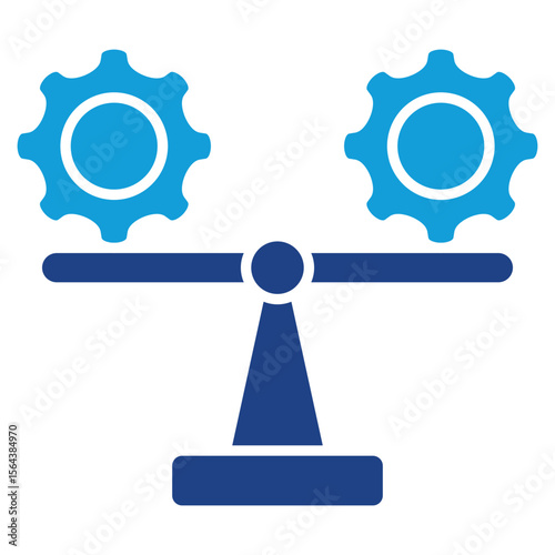 Stability Dual Tone Icon Element For Design