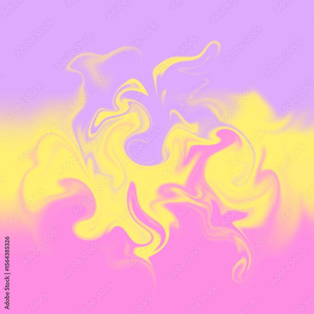 Obraz premium 3 colors distorted