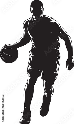 Slam Dunk Basketball Player Silhouette

Dribbling on the Court Vector Design

Basketball Shooter in Action Silhouette

Fast Break Play Silhouette Illustration

Street Basketball Game Scene Vector