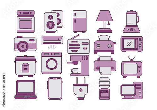 Electronic Stuff Icon Element
