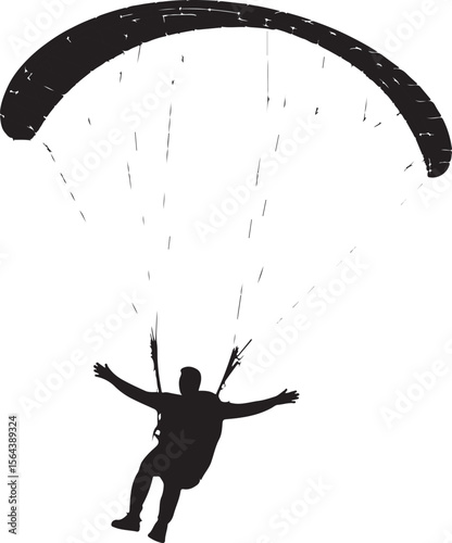Skydiver in Freefall Silhouette

Parachuting Adventure Vector Design

Extreme Skydiving Action Illustration

High Altitude Parachute Jump Silhouette

Adrenaline Rush Skydiver Art