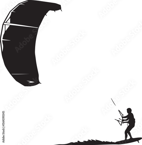 Skydiver in Freefall Silhouette

Parachuting Adventure Vector Design

Extreme Skydiving Action Illustration

High Altitude Parachute Jump Silhouette

Adrenaline Rush Skydiver Art