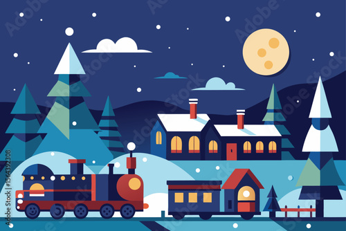 santa claus in the night