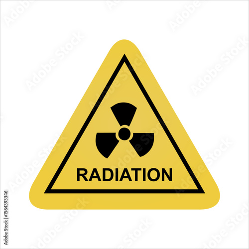 radioactive warning sign