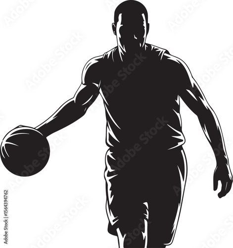 Slam Dunk Basketball Player Silhouette

Dribbling on the Court Vector Design

Basketball Shooter in Action Silhouette

Fast Break Play Silhouette Illustration

Street Basketball Game Scene Vector