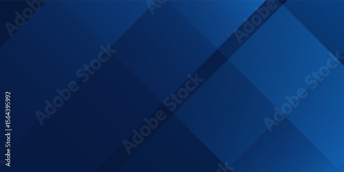 Modern black dark navy blue silver abstract pattern background. Geometric shape. Line triangle angle fold polygon diamond abstract