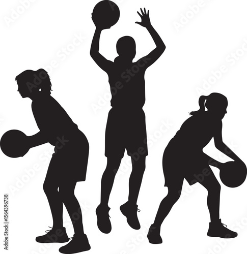 Slam Dunk Basketball Player Silhouette

Dribbling on the Court Vector Design

Basketball Shooter in Action Silhouette

Fast Break Play Silhouette Illustration

Street Basketball Game Scene Vector