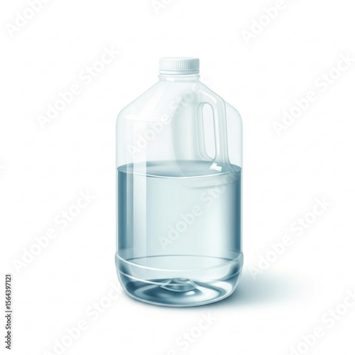 Illustration of a drinking water gallon with a unique appearance and a white background