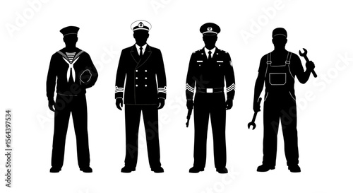 Unity in Service, Graphic Illustration, Professional Environment