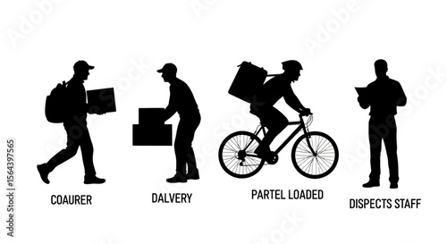 Delivery Service Courier, Delivery Person, Parcel Delivery, Dispatch Staff, Transportation