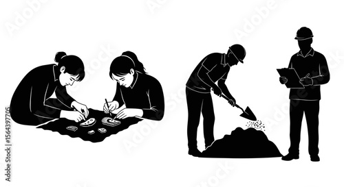 Archaeological Excavation Scientists Uncover Ancient Artifacts