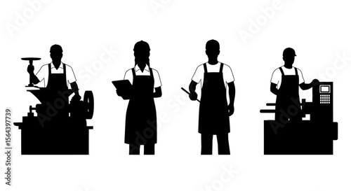 Coffee Preparation, Café Environment, Illustration, Creative Scene, Team Collaboration