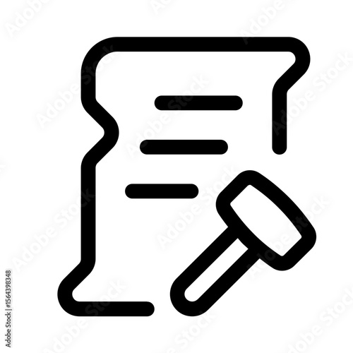 old testament icon with line style, perfect for user interface projects