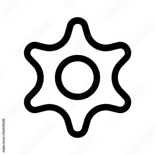 sergeant icon with line style, perfect for user interface projects