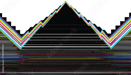 An abstract background with ascending red and yellow striped arrows suggests a luxurious celebrity entrance on a stairway to business success