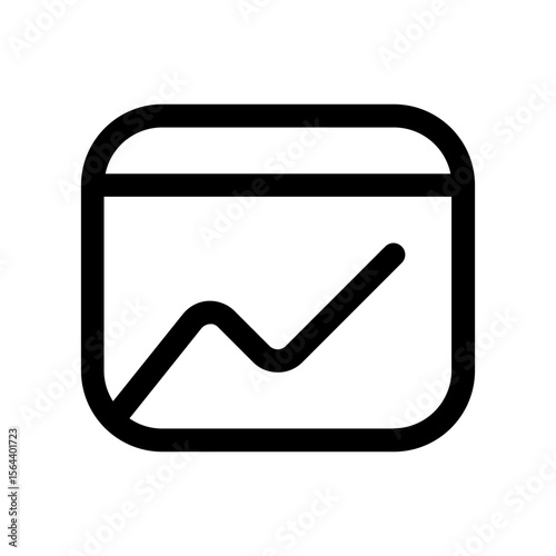 seo progress icon with line style, perfect for user interface projects