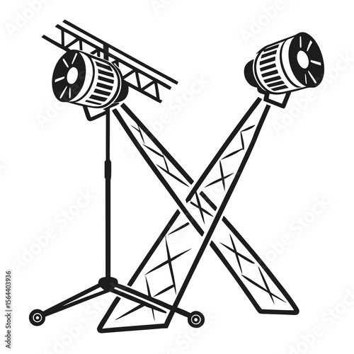 microphone on a stand