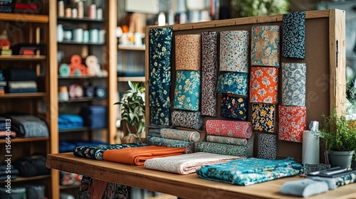 Design a corkboard with fabric and trim