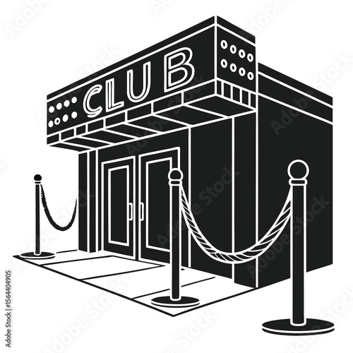 vector illustration of a city street