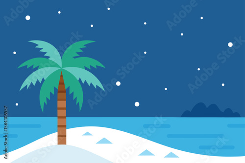 palm trees on the beach