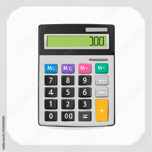 The Precision of Calculation: A calculator displaying a numerical value on its screen, a symbol of accuracy and computation