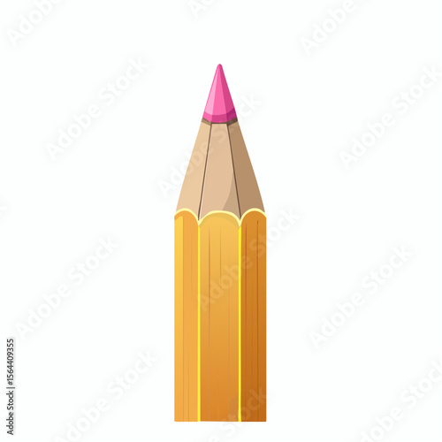 Pink Pencils: The sharp and colorful point of a pink colored pencil stands out, suggesting creativity.