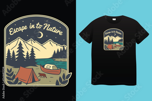 camping is my therapy vector t shirt design Camping t-shirt design, Camping is my favorite therapy