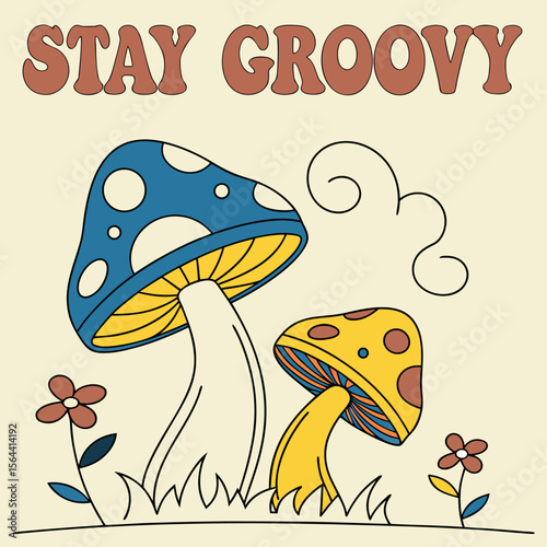 Embrace the Free Spirit and Stay Groovy with Psychedelic Mushroom Art