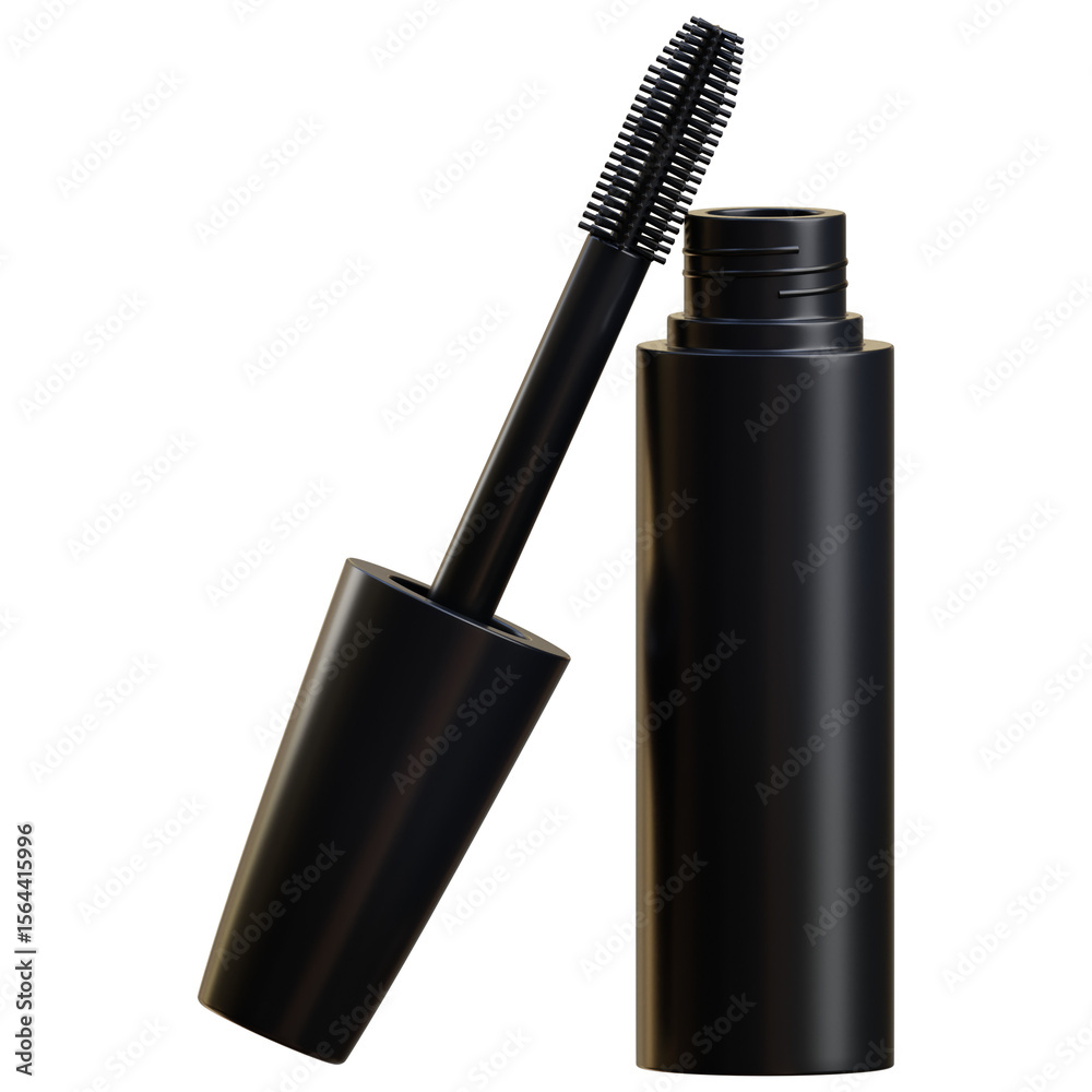 Fototapeta premium Black Mascara Tube