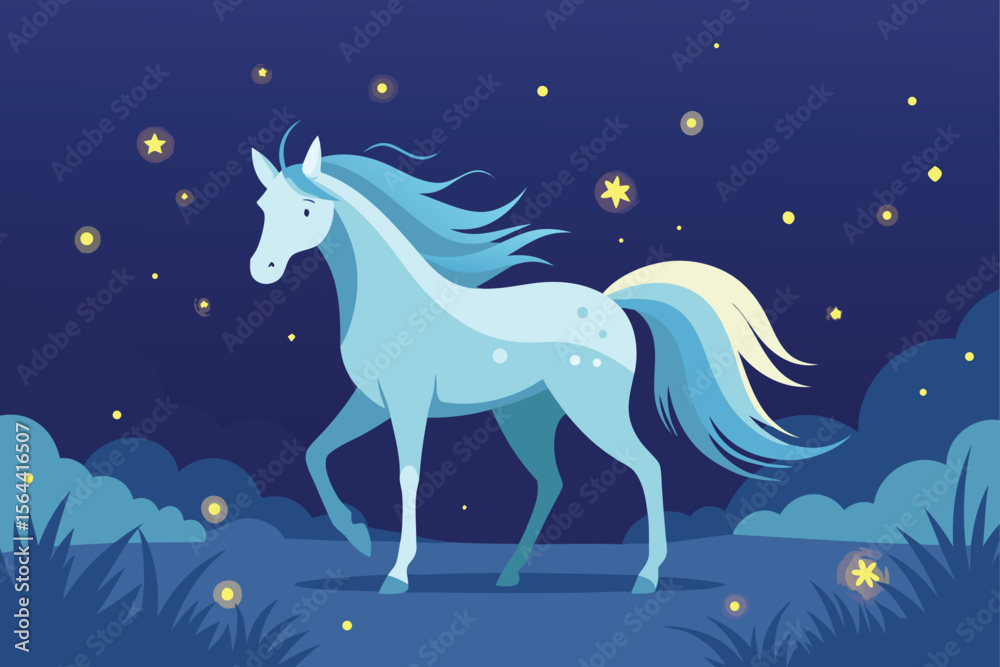 Fototapeta premium horse in the sky