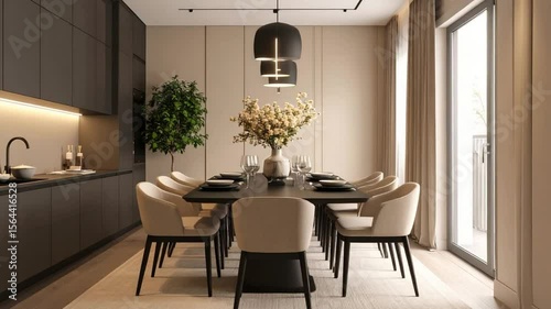Modern Dining Room Interior Design, Elegant and Stylish